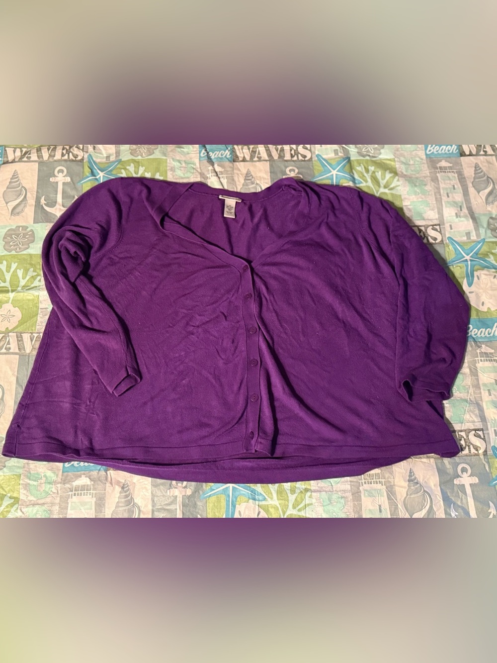 Women’s Catherine’s Plus Size Sweater Purple Size 4X 30/32W